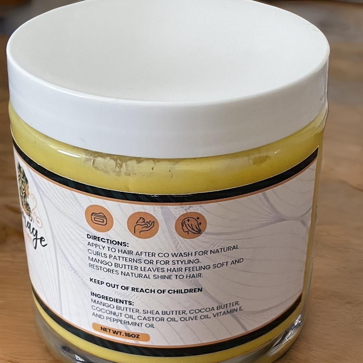 Mango Hair Butter - Nourishing and Moisturizing Solution for Healthy Hair